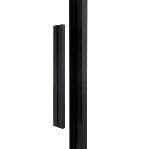 Душевой уголок Slim Soft VSR-1SS9010CLB, 1000*900, черный, стекло прозрачное