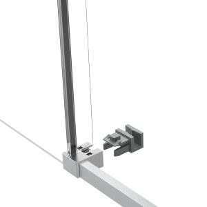Душевой уголок Slim Soft VSR-1SS9012CLBN, 1200*900, брашированный никель, стекло прозрачное