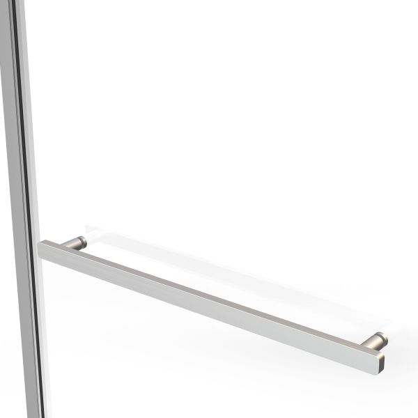 Душевой уголок Slim Soft VSR-1SS9012CLBN, 1200*900, брашированный никель, стекло прозрачное