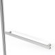 Душевой уголок Slim Soft VSR-1SS9012CLBN, 1200*900, брашированный никель, стекло прозрачное