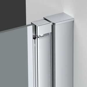 Душевой уголок Alpha VSR-3ALP9090CL, 900*900, хром, стекло прозрачное