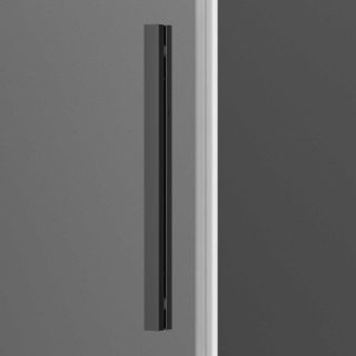 Душевой уголок Vincea Soft VSR-3SO8013CLGM, 1300*800, вороненая сталь, стекло прозрачное