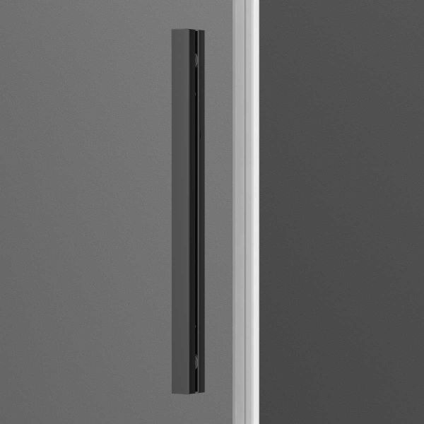Душевой уголок Soft VSR-3SO8015CLGM, 1500*800, вороненая сталь, стекло прозрачное