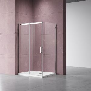 VSR-4D1013CLДушевой уголок Dice VSR-4D1013CL, 1300*1000, хром, стекло прозрачное