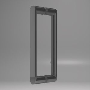 Душевой уголок Dice VSR-4D8015CLGM, 1500*800, вороненая сталь, стекло прозрачное