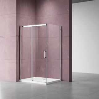 Душевой уголок Vincea Dice VSR-4D9016CL, 1600*900, хром, стекло прозрачное