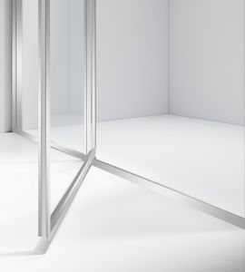 Душевой уголок Slim 8mm VSR-4SLP9012CL, 1200*900, хром, стекло прозрачное