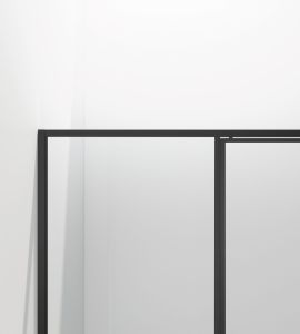 Душевой уголок Slim 8mm VSR-4SLP9012CLB, 1200*900, черный, стекло прозрачноеVSR-4SLP9012CLB