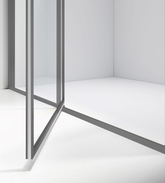 VSR-4SLP9012CLGMДушевой уголок Slim 8mm VSR-4SLP9012CLGM, 1200*900, вороненая сталь, стекло прозрачное