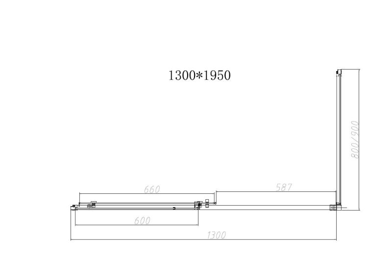 Душевой уголок Slim-N VSR-4SN8013CLG, 1300*800, брашированное золото, стекло прозрачное