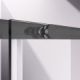 Душевой уголок Slim-N VSR-4SN9014CGB, 1400*900, черный, стекло тонированное