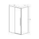 Душевой уголок Slim-N VSR-4SN9014CLG, 1400*900, брашированное золото, стекло прозрачное
