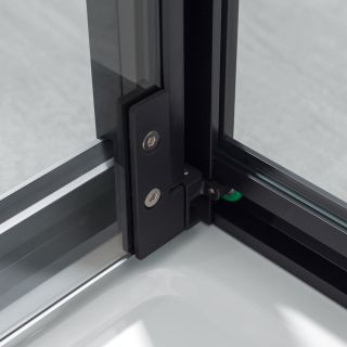 Душевой уголок Vincea City VSS-2ST9090CLB-L 90x 90 см