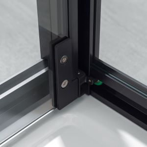 Душевой уголок Vincea City VSS-2ST9090CLB-R 90x 90 см