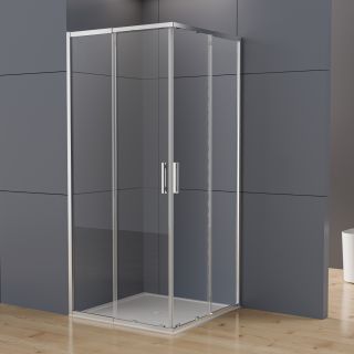 Душевой уголок Vincea Rapid-N VSS-3RN8080E10CL, (700-800)x(700-800), хром, стекло прозрачное