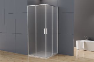 Душевой уголок Vincea Rapid-N VSS-3RN9090E10CL, (800-900)x(800-900), хром, стекло прозрачное