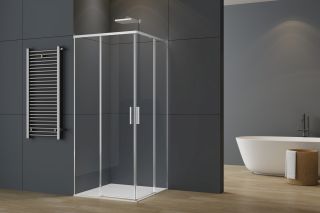 Душевой уголок Vincea Soft 2 VSS-3SO2800CL, 800*800, хром, стекло прозрачное