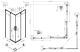 Душевой уголок Vincea Ultima VSS-7UL1010CL, 1000*1000, хром, стекло прозрачное