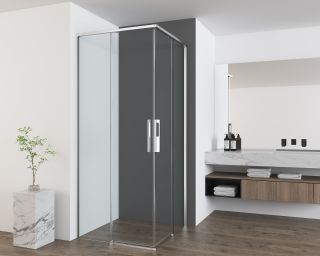 Душевой уголок Vincea Ultima VSS-7UL9090CL, 900*900, хром, стекло прозрачное