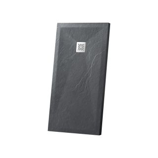 Поддон из камня Vincea VST-4SR8011A 110×80 см антрацит