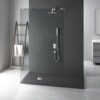 Поддон из камня Vincea VST-4SR8011A, 1100*800, антрацит Поддон из камня Vincea VST-4SR8011A, 1100*800, антрацит