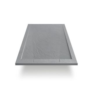 Поддон из камня Vincea VST-4SRL9016G 160×90 см серый