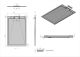 Поддон из камня Vincea VST-4SRL9016G 160×90 см серый
