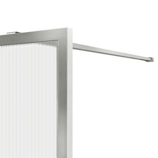 Душевая перегородка Vincea Walk-In VSW-1HP100FLBN 100 см брашированный никель стекло рифленое