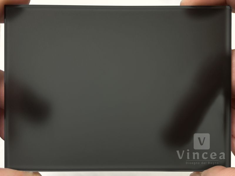 Душевая перегородка Vincea Walk-In HP Art VSW-1HP100GFB, 1000*2000, черный матовый, стекло матовое тонированное