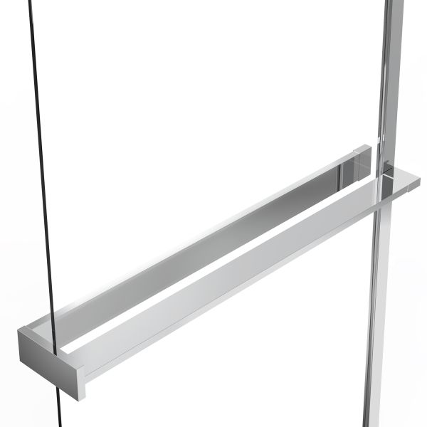 Душевая перегородка Vincea Walk-In VSW-1HR100CL, 1000*2000, хром, стекло прозрачное