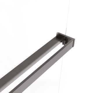 Душевая перегородка Vincea Walk-In VSW-1HR110CGGM, 1100*2000, вороненая сталь, стекло тонированное