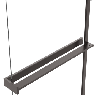 Душевая перегородка Vincea Walk-In VSW-1HR110CGGM, 1100*2000, вороненая сталь, стекло тонированное