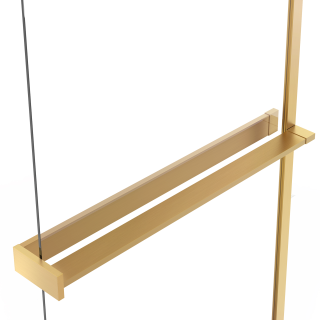 Душевая перегородка Vincea Walk-In VSW-1HR900CLG, 900*2000, матовый золотой, стекло прозрачное