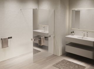 Душевая перегородка Vincea Walk-In VSW-1HR900MR, 900*2000, хром, стекло зеркальное