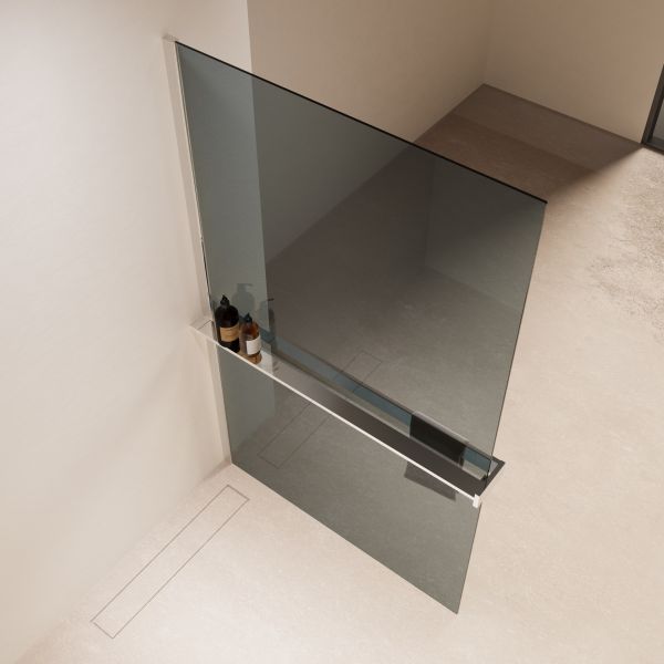 Душевая перегородка Vincea Walk-In VSW-1HR900MR, 900*2000, хром, стекло зеркальное