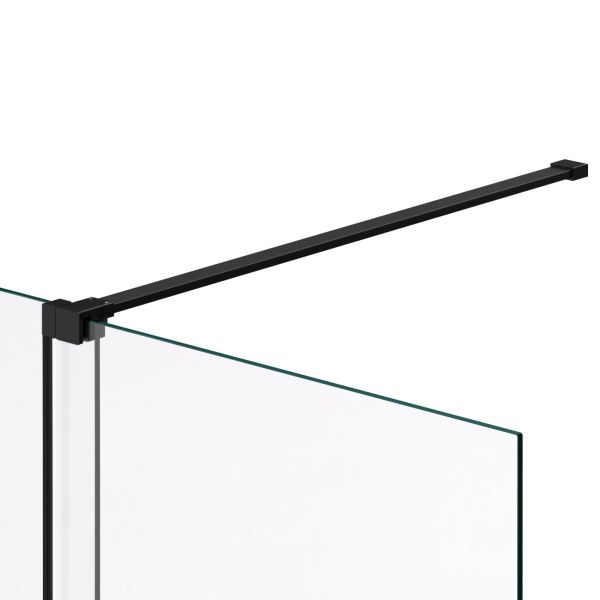 Душевая перегородка Vincea Walk-In VSW-1WSL120CGB, 1200*2000, черный матовый, стекло тонированное