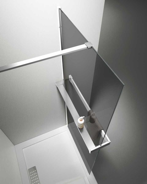 Душевая перегородка Vincea Walk-In HR VSW-4HR800CG, 800*2000, хром, стекло тонированное