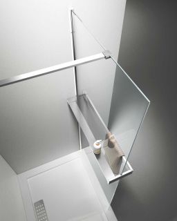 Душевая перегородка Vincea Walk-In HR VSW-4HR800CL, 800*2000, хром, стекло прозрачное