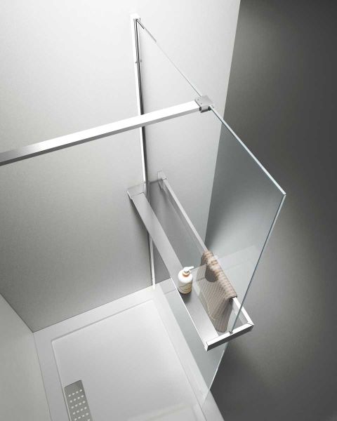 Душевая перегородка Vincea Walk-In HR VSW-4HR800CL, 800*2000, хром, стекло прозрачное