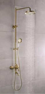 Душевая стойка Rose R0236E золото Душевая стойка Rose R0236E золото