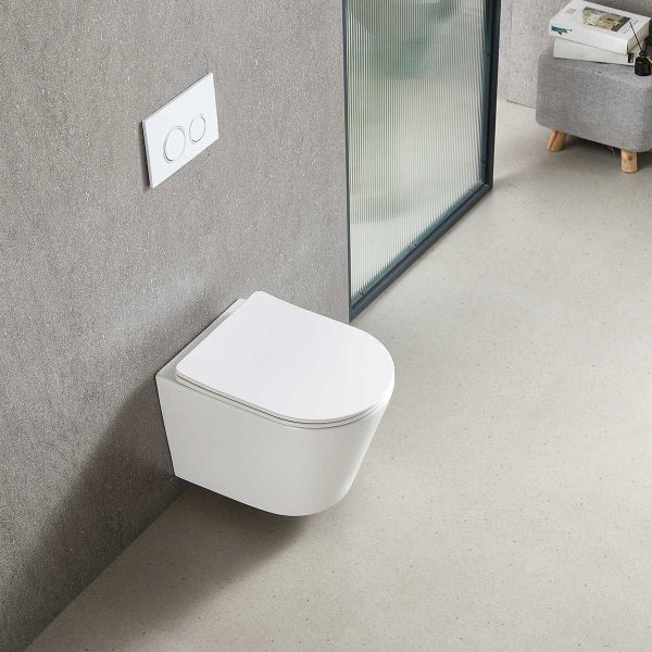 Унитаз подвесной Vincea Tornado Piatti VT1-11T, цвет белый, ультратонкое soft-close сиденье