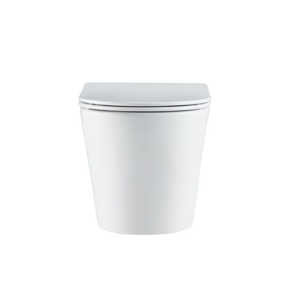 Унитаз подвесной Vincea Tornado Piatti VT1-11T, цвет белый, ультратонкое soft-close сиденье