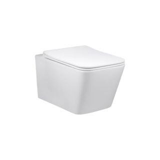Унитаз подвесной Vincea Q-Line VT1-12 белый безободковый ультратонкое soft-close сиденье Унитаз подвесной Vincea Q-Line VT1-12 белый безободковый ультратонкое soft-close сиденье