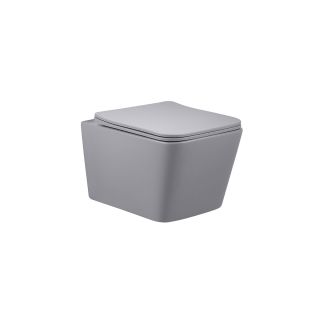 Унитаз подвесной Vincea Q-Line VT1-12MG серый безободковый ультратонкое soft-close сиденье Унитаз подвесной Vincea Q-Line VT1-12MG серый безободковый ультратонкое soft-close сиденье