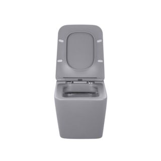 Унитаз подвесной Vincea Q-Line VT1-12MG серый безободковый ультратонкое soft-close сиденье