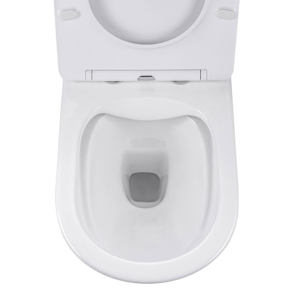 Унитаз подвесной Vincea Edge-M VT1-37 безободковый белый ультратонкое soft-close сиденье