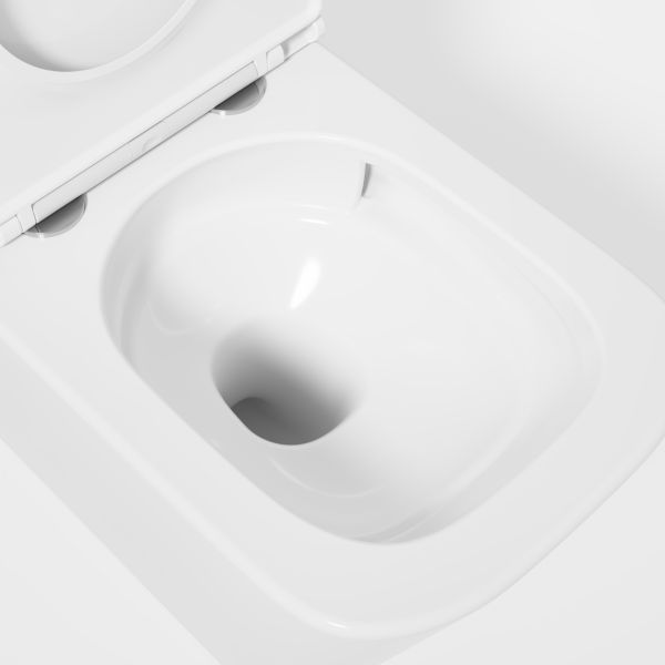 Унитаз-компакт Vincea Tornado Q-Line VT2-12T, цвет белый, ультратонкое сиденье soft-close, P-trap