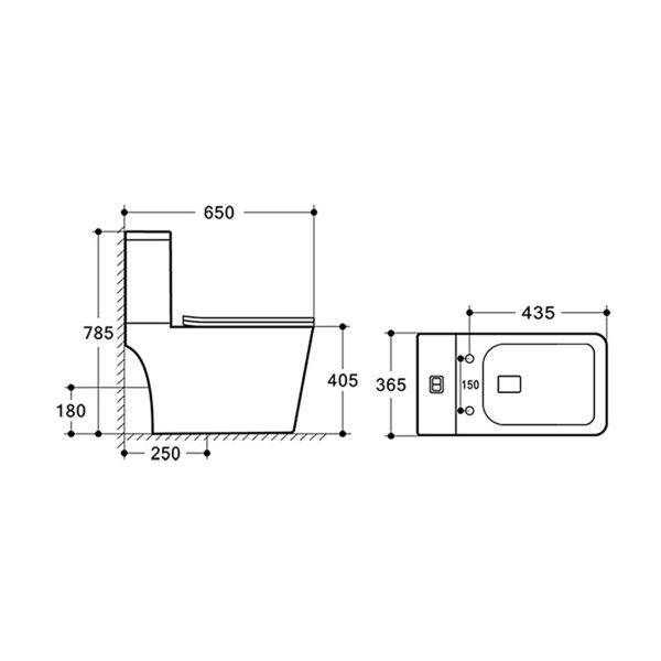 Унитаз-компакт Vincea Hope VT2-201, цвет белый, ультратонкое сиденье soft-close, P-trap