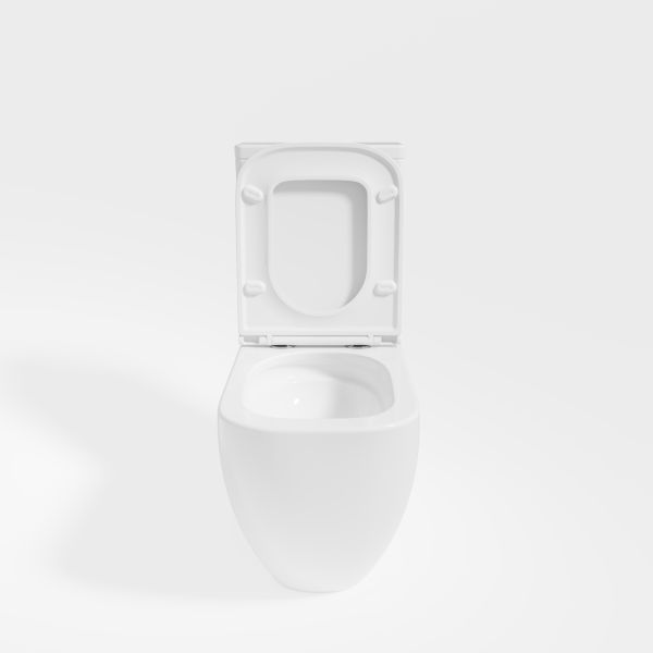 Унитаз-компакт Vincea Tornado Bien VT2-51T, белый, ультратонкое сиденье soft-close, P-trap