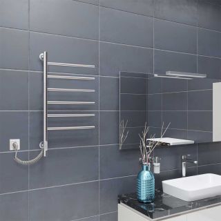 Полотенцесушитель электрический Vincea VTD-1S2CE хром